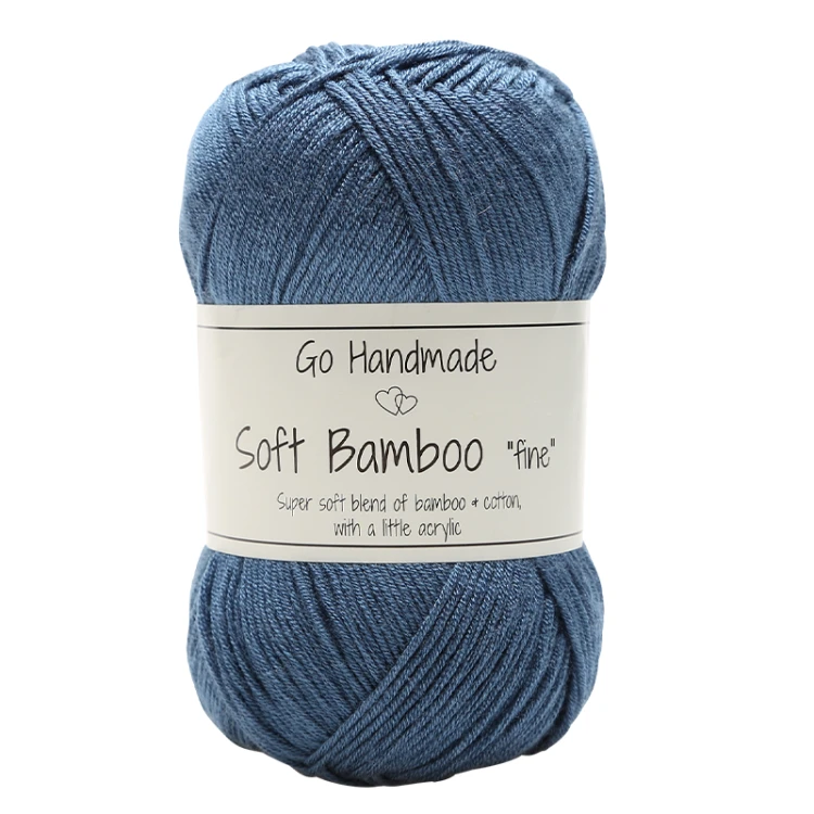Włóczka Go Handmade Soft Bamboo "fine" / 17331 petrol