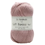 Włóczka Go Handmade Soft Bamboo "fine"  / 17420 brudny róż