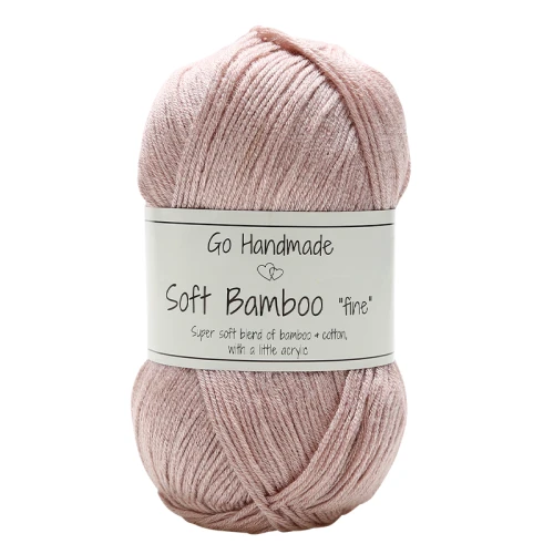 Włóczka Go Handmade Soft Bamboo "fine" / 17421 róż vintage