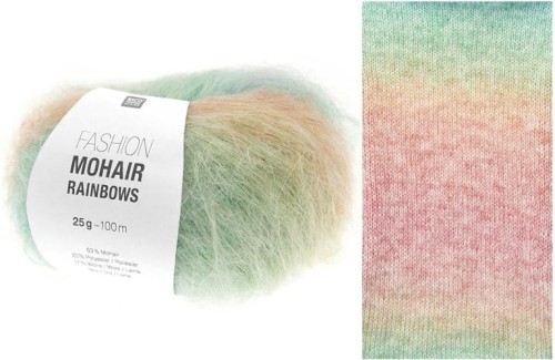 Włóczka Rico Design Fashion Mohair Rainbows 001