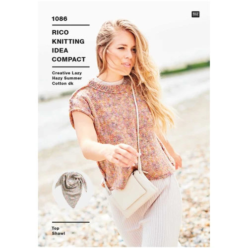 Wzór Rico Design Top Shawl 1086 - w języku angielskim