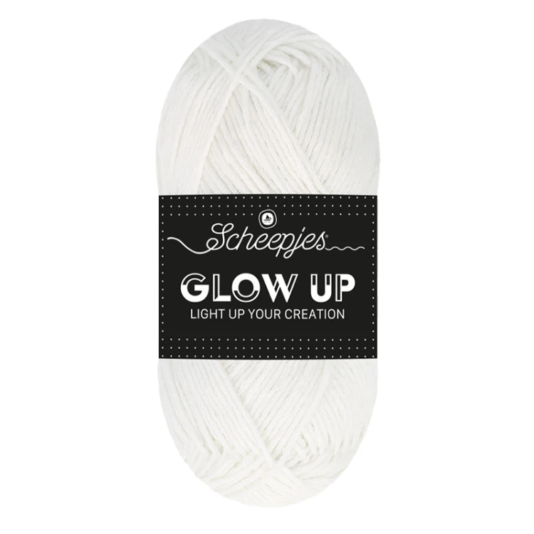 Włóczka Scheepjes Glow Up 1001 / popielaty