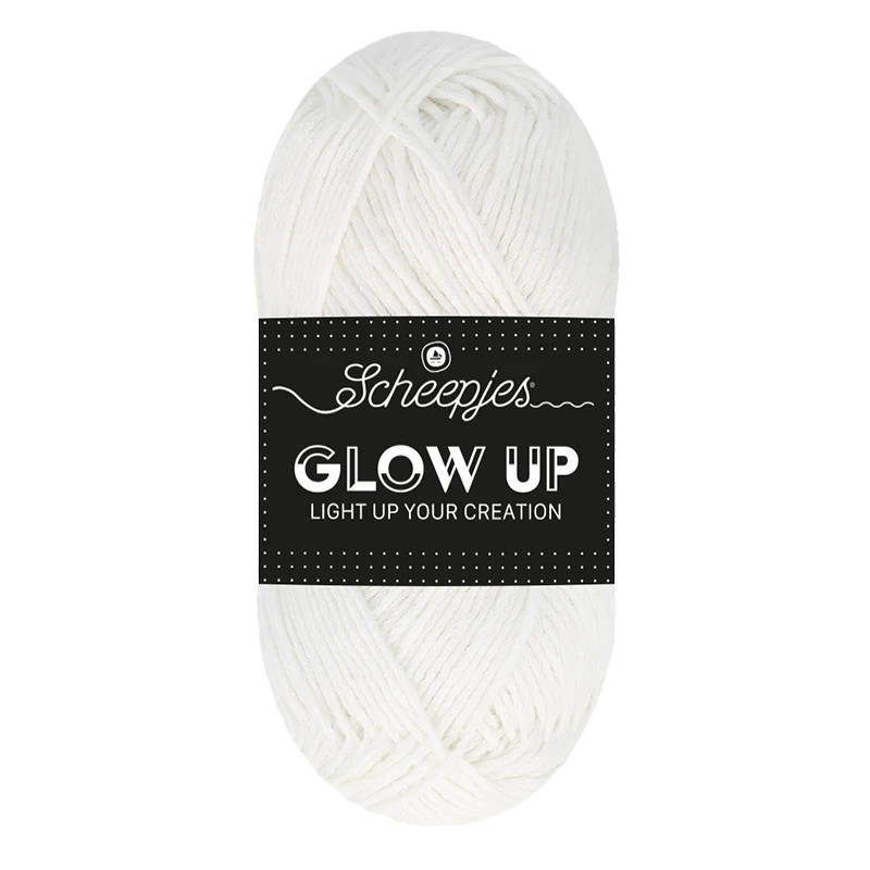 Włóczka Scheepjes Glow Up 1001 / popielaty