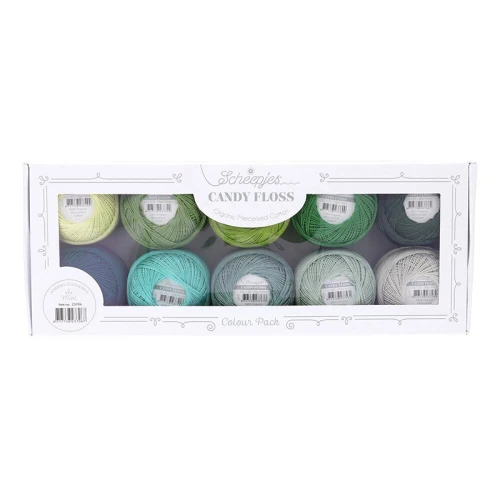 Zestaw Kordonków Scheepjes Candy Floss - Mint / 23706