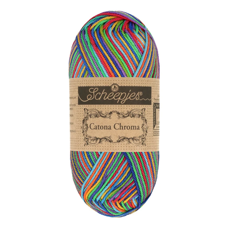Włóczka Scheepjes Catona Chroma 022 / 50 g - Rainbow