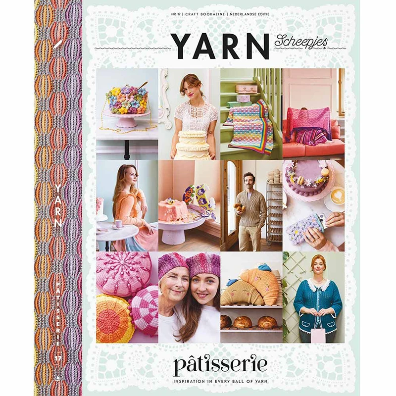 Magazyn Scheepjes Yarn / nr 17 / Patisserie / w języku angielskim