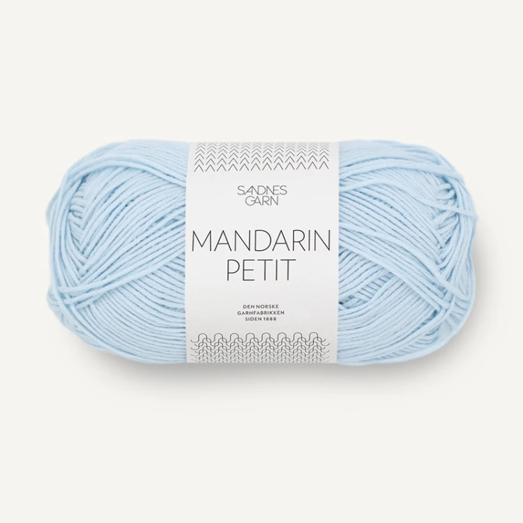 Włóczka Sandnes Garn Mandarin Petit 5930 / baby blue