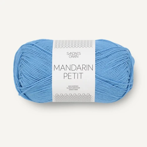 Włóczka Sandnes Garn Mandarin Petit 6015 / niebo
