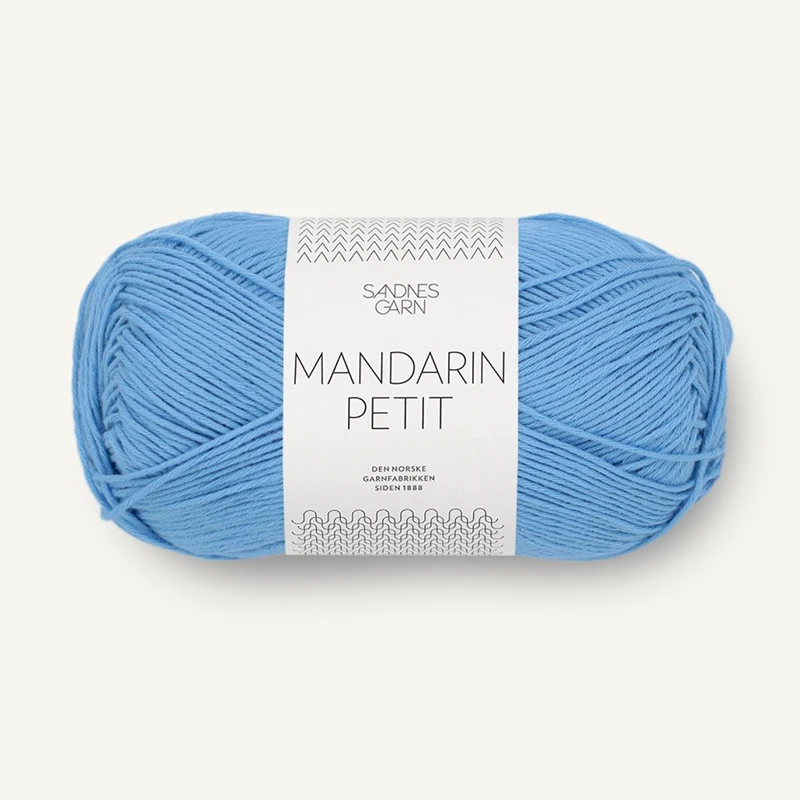 Włóczka Sandnes Garn Mandarin Petit 6015 / niebo