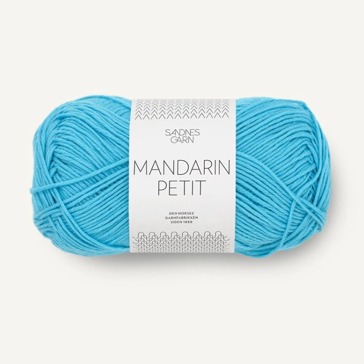 Włóczka Sandnes Garn Mandarin Petit 6315 / turkus