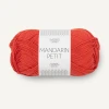 Włóczka Sandnes Garn Mandarin Petit 4018 / szkarłat