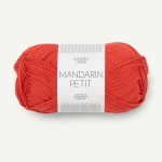 Włóczka Sandnes Garn Mandarin Petit 4018 / szkarłat