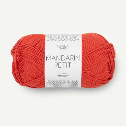 Włóczka Sandnes Garn Mandarin Petit 4018 / szkarłat