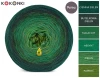 KOKONEK Merino 800 Buskatka - Ciemna zieleń/butelkowa zieleń/malachit/absynt/zieleń/paproć