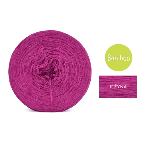 KOKONEK Bamboo - jeżyna, 4 nitki, 1200 m, 240 g - GOTOWY