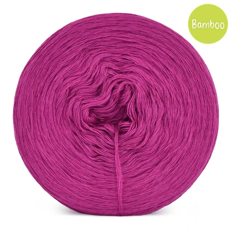 KOKONEK Bamboo - jeżyna / 4 nitki / 1200 m / 240 g - GOTOWY