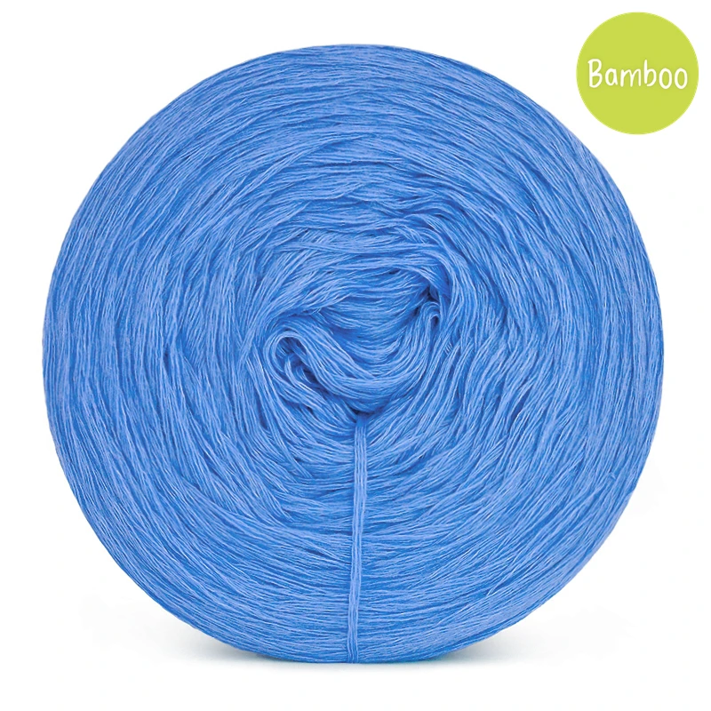 KOKONEK Bamboo - niebieski, 4 nitki, 1200 m, 240 g - GOTOWY