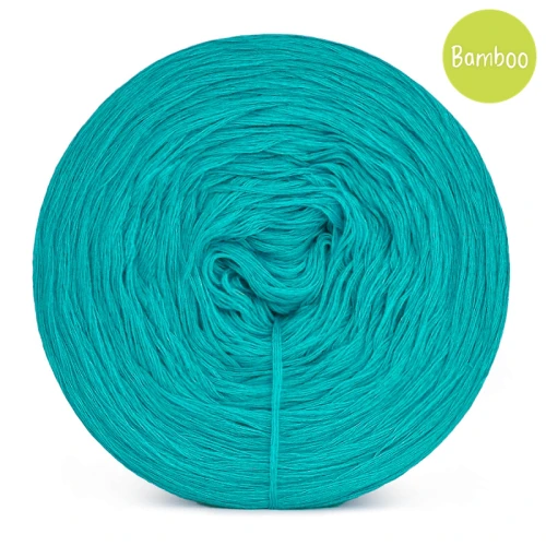 KOKONEK Bamboo - ciemny szmaragd, 4 nitki, 1200 m, 240 g - GOTOWY