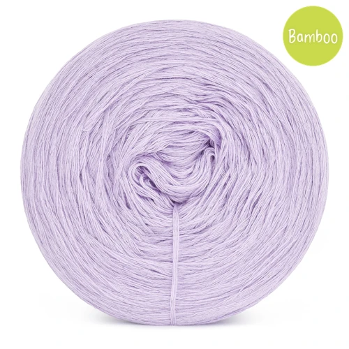 KOKONEK Bamboo - lawenda, 4 nitki, 1200 m, 240 g - GOTOWY