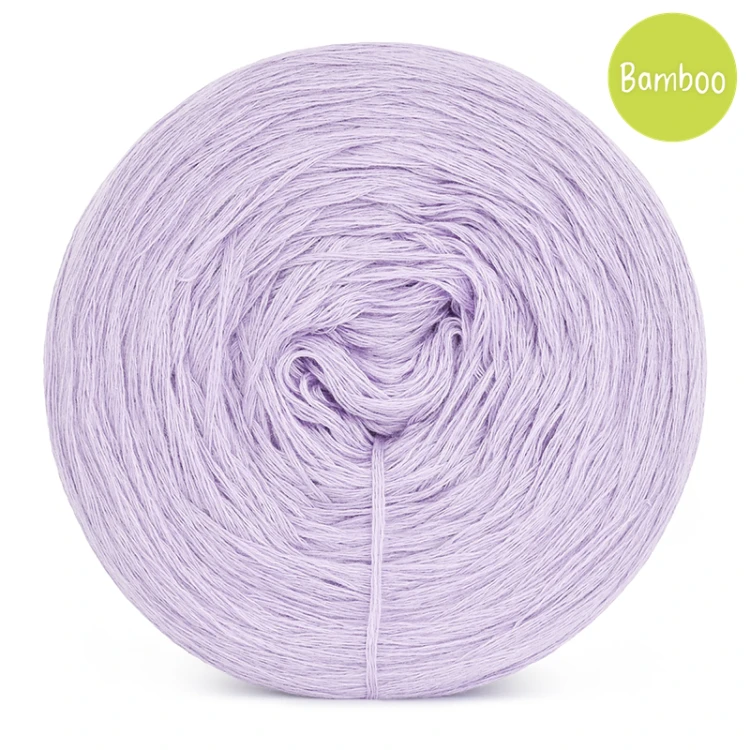 KOKONEK Bamboo - lawenda, 4 nitki, 1200 m, 240 g - GOTOWY