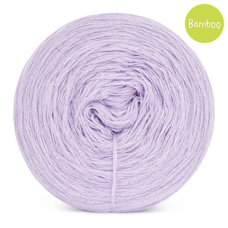 KOKONEK Bamboo - lawenda, 4 nitki, 1200 m, 240 g - GOTOWY