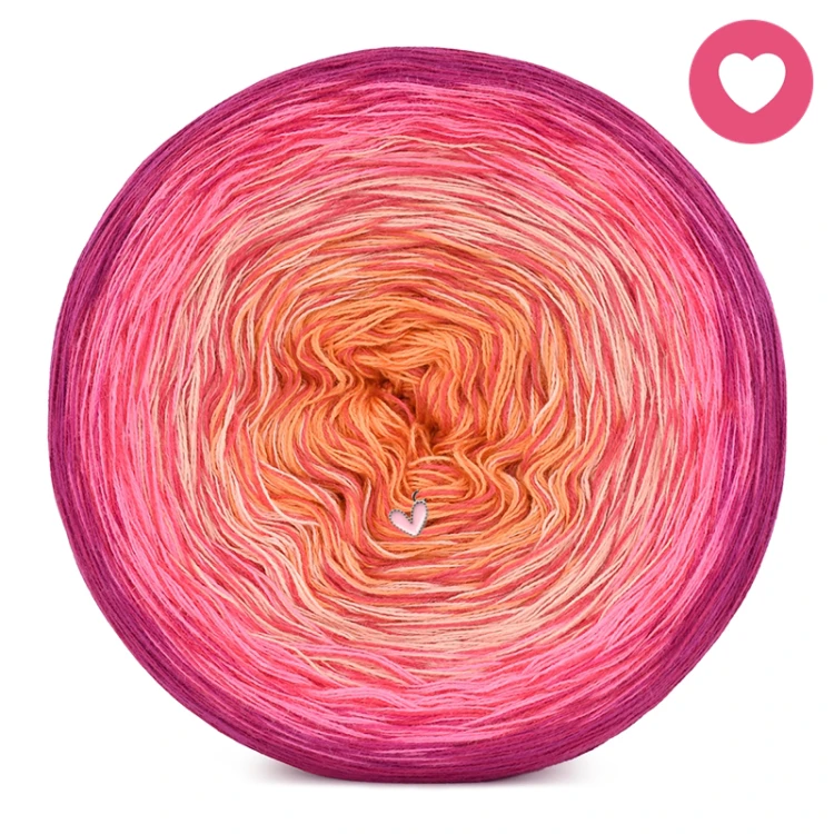 KOKONEK Rare Classic W06 Walentynki - Gorący róż/neonowy róż/brzoskwinia/mango + magenta