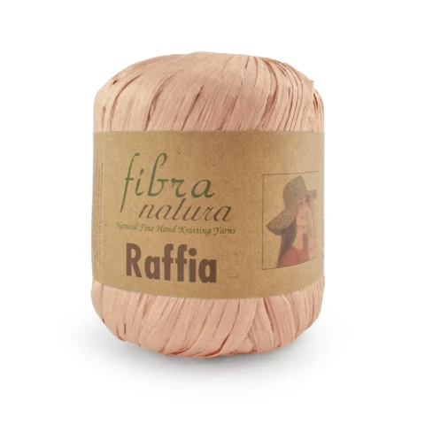 Włóczka Fibranatura Raffia 116-24 / rafia papierowa / karmelowy beż