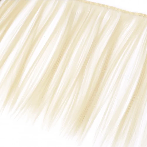 Włosy dla lalek / 20 cm / chłodny blond / 800899