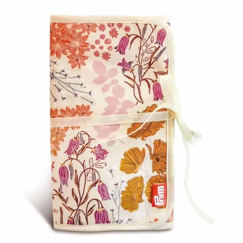 Etui na druty i szydełka PRYM / 13x23 cm / kwiaty