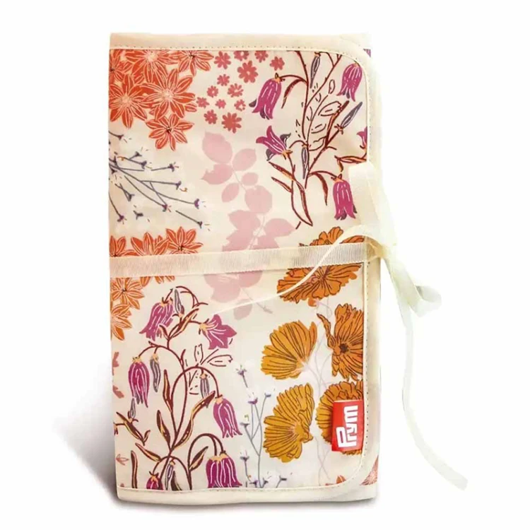 Etui na druty i szydełka PRYM / 13x23 cm / kwiaty