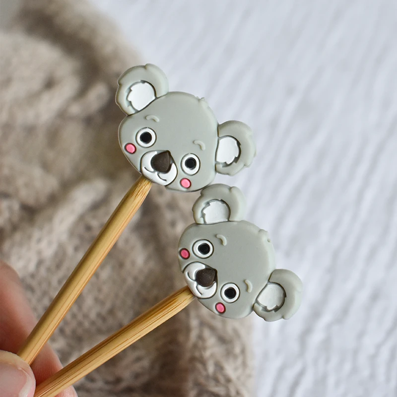 Stopery do drutów Kokonki Accessories / koala / 2 szt.