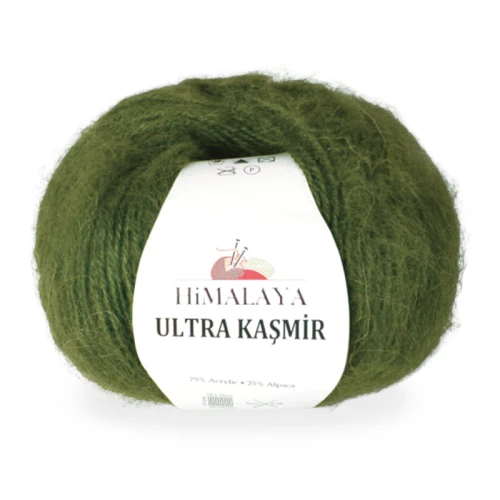 Włóczka Himalaya Ultra Kasmir 822 / leśny