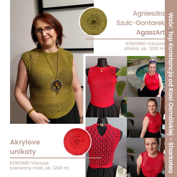 Autorki: Agnieszka Szulc-Gontarek - AgaszArt i Akrylove unikaty