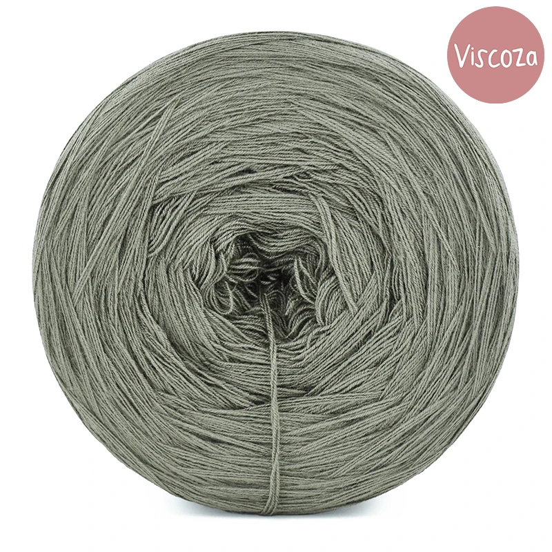 KOKONEK Viscoza - eukaliptus, 3 nitki, 1200 m, 225g - GOTOWY