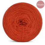 Włóczka KOKONKI Viscoza - jarzębina / 3 nitki / 1200 m / 225g - GOTOWY