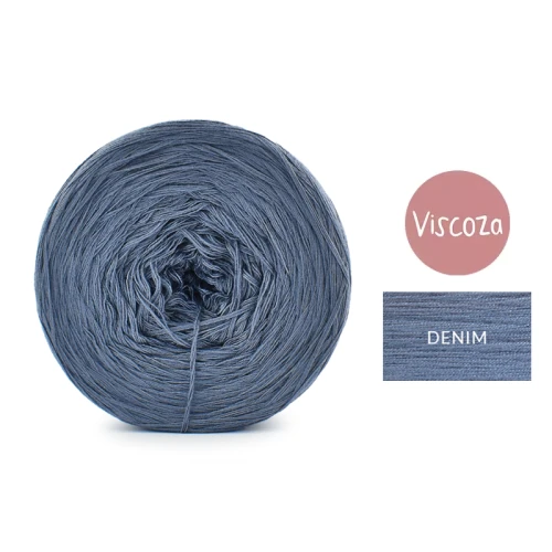 KOKONEK Viscoza - denim, 3 nitki, 1200 m, 225g - GOTOWY