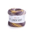 Włóczka YarnArt Linen Soft / 100 g / len wiskoza bawełna / 7415 / mix