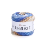 Włóczka YarnArt Linen Soft / 100 g / 7411 / mix