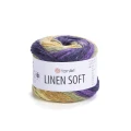 Włóczka YarnArt Linen Soft / 100 g / len wiskoza bawełna / 7410 / mix