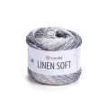 Włóczka YarnArt Linen Soft / 100 g / len wiskoza bawełna / 7406 / mix
