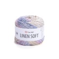 Włóczka YarnArt Linen Soft / 100 g / len wiskoza bawełna / 7404 / mix