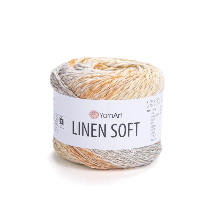 Włóczka YarnArt Linen Soft / 100 g / 7403 / mix