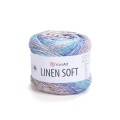 Włóczka YarnArt Linen Soft / 100 g / len wiskoza bawełna / 7402 / mix