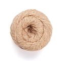 Włóczka YarnArt Linen Soft / 100 g / len wiskoza bawełna / 7305 / jasny brąz