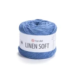 Włóczka YarnArt Linen Soft / 100 g / 7318 / jeans