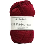 Włóczka Go Handmade Soft Bamboo "double"  / 17761 burgund