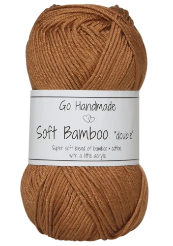 Włóczka Go Handmade Soft Bamboo "double"  / 17778 toffi