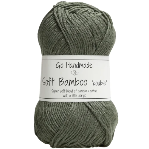 Włóczka Go Handmade Soft Bamboo "double"  / 17768 khaki