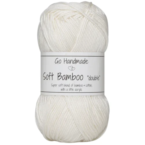 Włóczka Go Handmade Soft Bamboo "double"  / 17781 kość słoniowa