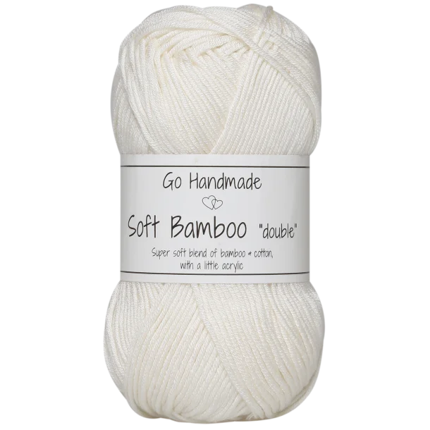 Włóczka Go Handmade Soft Bamboo "double"  / 17781 kość słoniowa